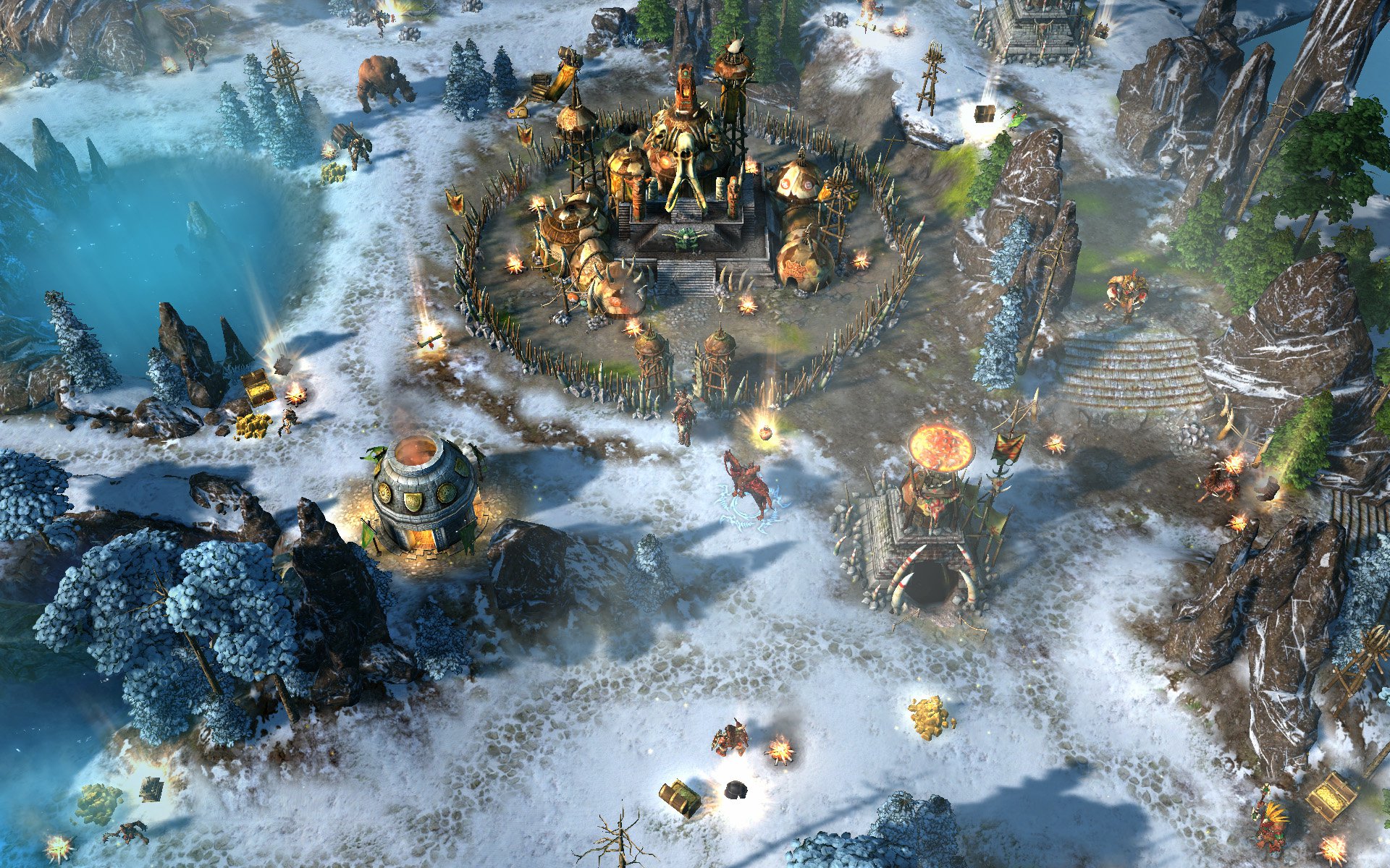 Меч и Магия: Герои 6 - Might and Magic: Heroes VI  Скриншот в честь китайского Нового Года, почему именно в честь него, можно понять отыскав на нем маленького кролика :)